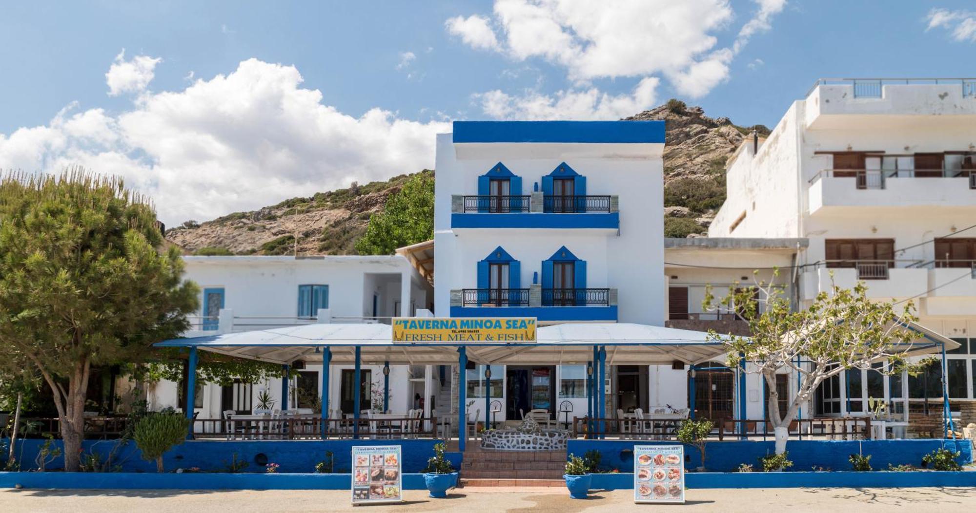 Minoa Sea Rooms Tsoútsouros Екстериор снимка